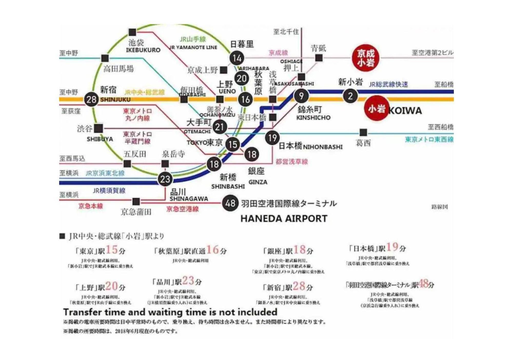 Jr 66Sqm 1F Family Suite 2Ldk Jr Koiwa-Keisei Koiwa-Asakusa-Oshiage-Shinjuku-Ueno Τόκιο Εξωτερικό φωτογραφία